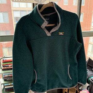 L.L. Bean Women's Teal Pullover Fleece